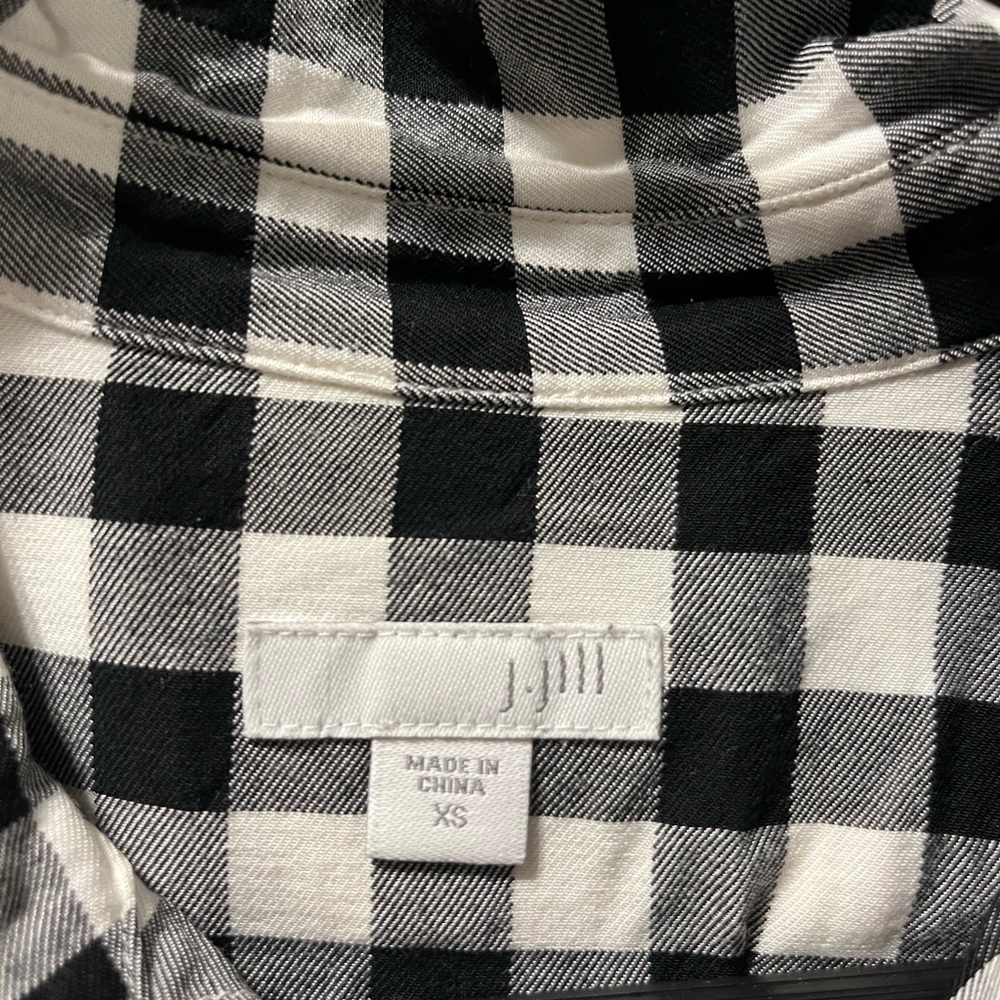 J. Jill buffalo check dress